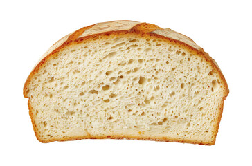 isolated slice of bread