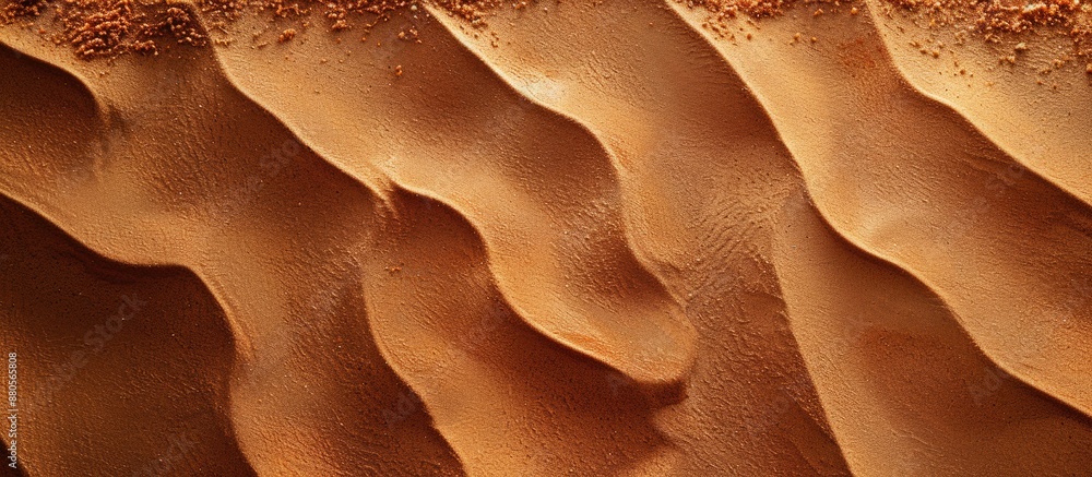 Aufkleber Desert sand s shape and texture are visible in the copy space image