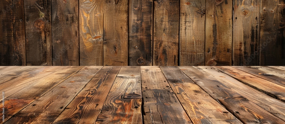 Aufkleber A wooden backdrop or surface suitable for a copy space image