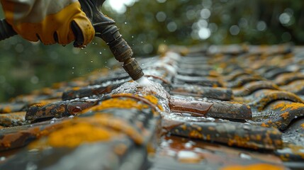 the product action and the clean tiles