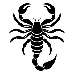 Scorpion silhouette vector