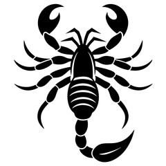 Scorpion silhouette vector