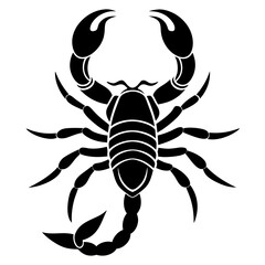 Scorpion silhouette vector