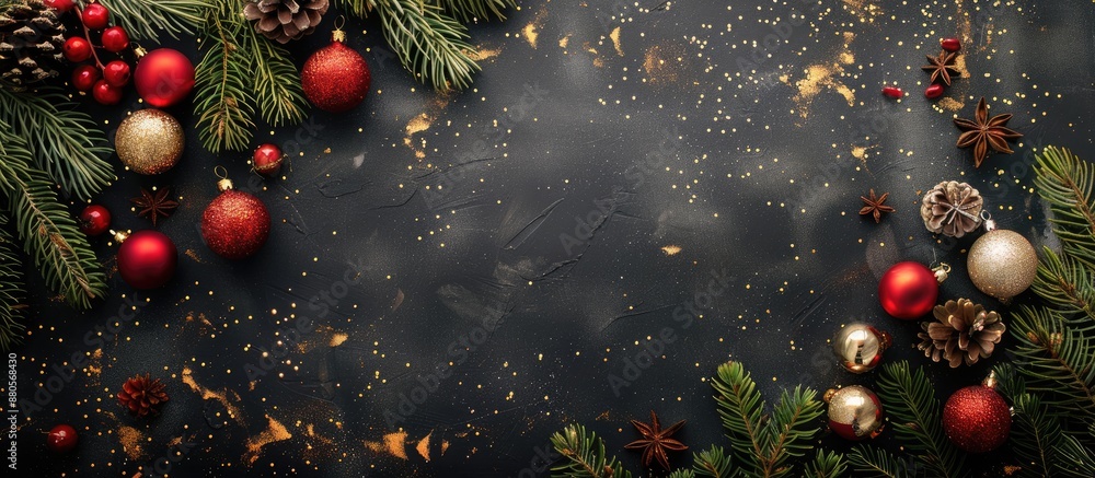 Aufkleber festive backdrop featuring a copy space image
