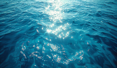 Fototapeta premium Focused Texture of Ocean Surface Sea