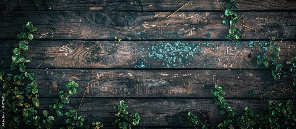 Poster Background texture provided by a wooden surface for copy space image