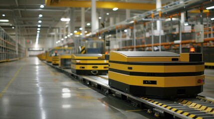 Automated Guided Vehicles (AGVs): Autonomous vehicles in industrial settings optimize material handling, improving productivity and workplace safety.
