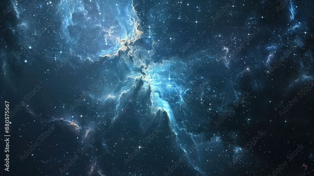 Wall mural scene in the galaxy and star very much