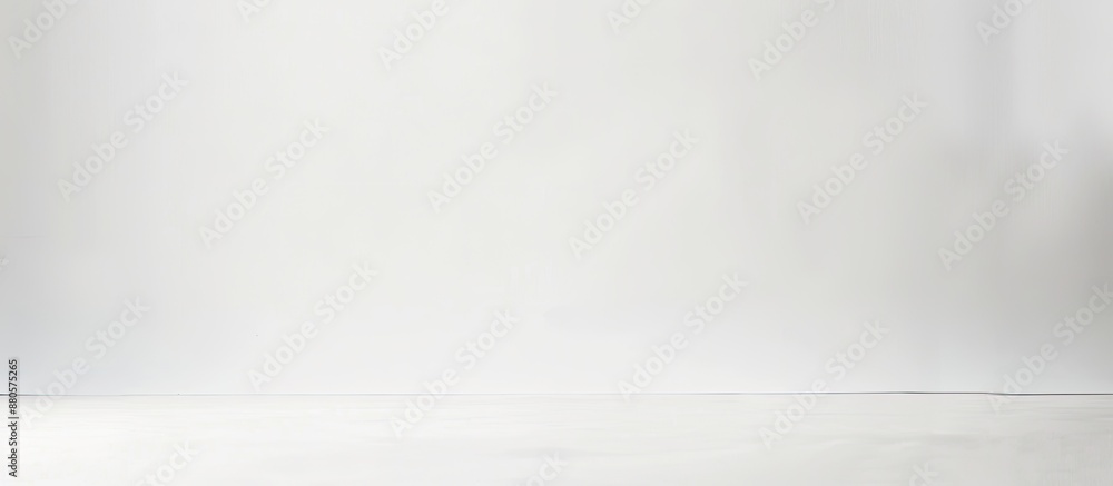 Poster a blank sheet with ample room for text or design set against a white background for a copy space ima