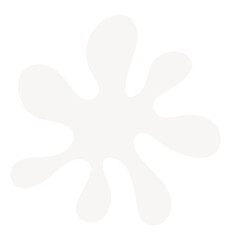 PNG ink splatter icon in white, transparent background