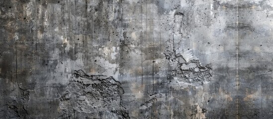 Obraz premium Wall structure with a textured background like a grunge canvas mimicking gray stone or concrete perfect for a backdrop in photos requiring copy space image