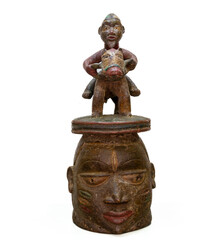 African masks are traditional instruments intended for religious and social rituals, used by...