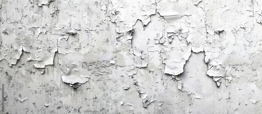 Aufkleber aged white painted wall with a textured surface providing a grungy backdrop suitable for a copy spac