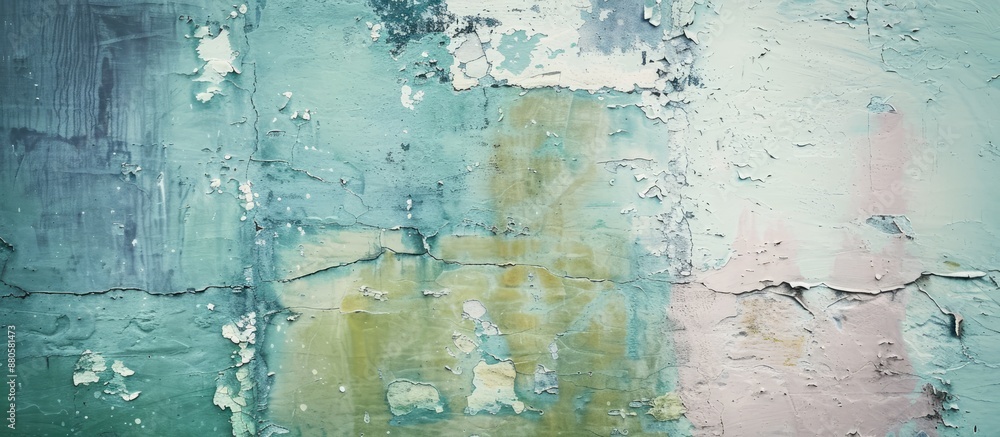 Poster lovely wall hues and texture make a striking backdrop perfect for a copy space image