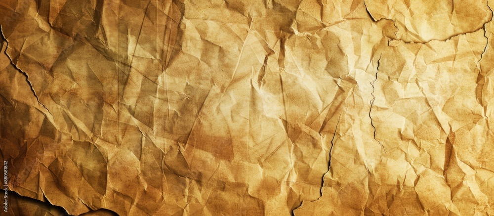 Poster vintage brown craft paper with an abstract pattern that includes an antique texture suitable for add