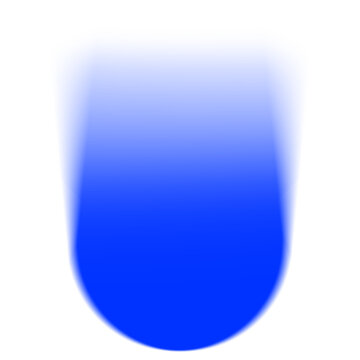 Blurry blue png sticker, transparent background