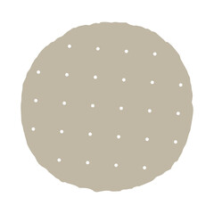 Blank gray round paper note social ads template transparent png