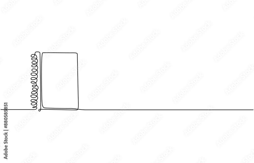 Aufkleber abstract open book as line drawing on white background. vector, abstract open book as line drawing o