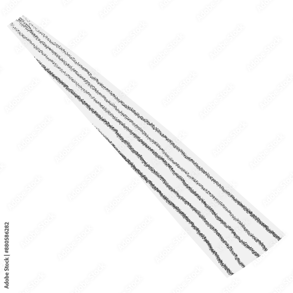 Poster hand drawn scribble diagonal strokes design element transparent png