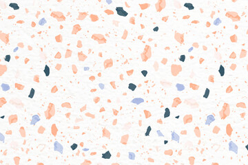 Terrazzo pattern png, aesthetic transparent background, abstract pastel design