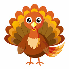 Turkey bird vector illustration, türkiye vector art, Thanksgiving türkiye bird silhouette, chicken with a chicken