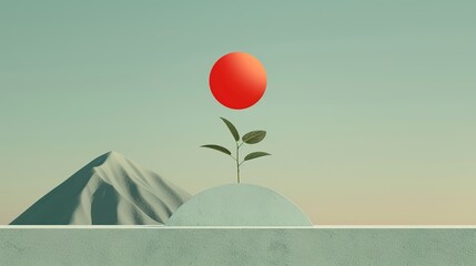 Educational visuals on climate education initiatives, promoting awareness and action on environmental sustainability in schools and communities. Illustration, Image, , Minimalism,