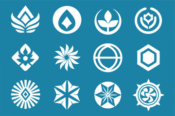 Versatile Logo Set: Modern Icon Collection
