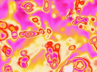 abstract background light image liquid chaotic shape texture with pink and orange colors , abstract background blurred texture 