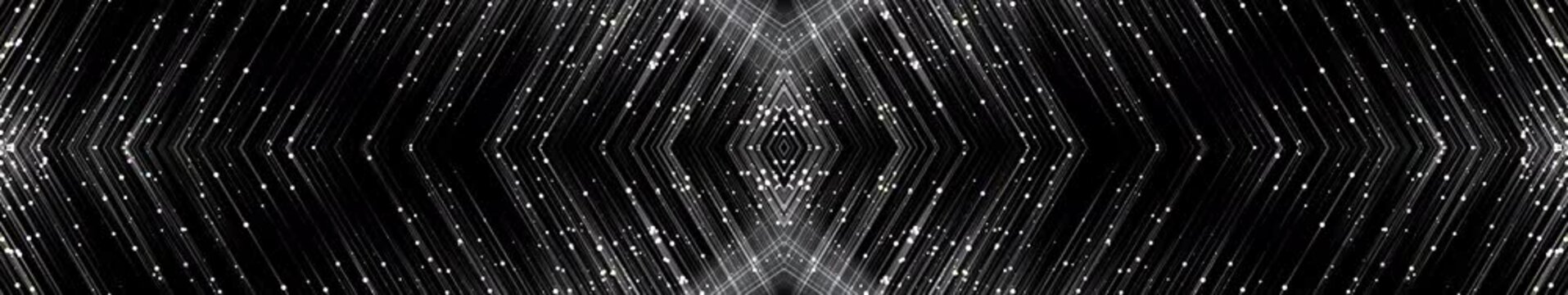Festive Looped Widescreen Background with Glowing Particles
