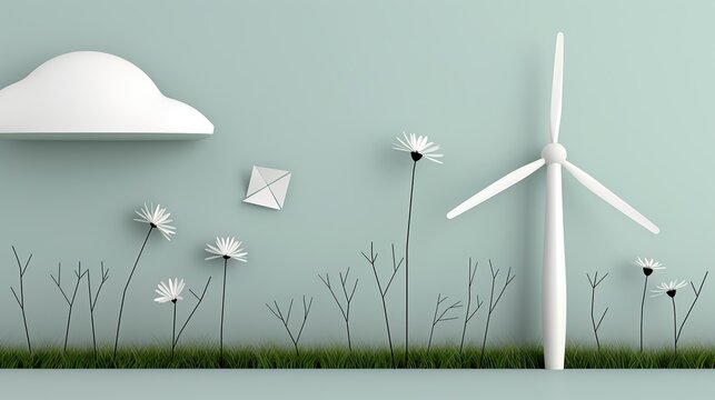 Graphics outlining environmental policies and agreements such as the Kyoto Protocol and Paris Agreement, aiming to mitigate global climate change. Illustration, Image, , Minimalism,