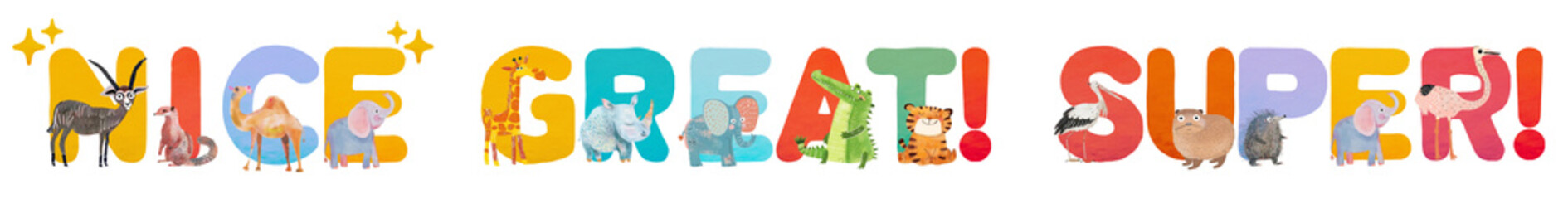 Word sticker png on transparent background