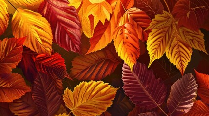 A close-up view of a cluster of leaves with intricate details