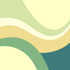 Abstract background with wavy lines in pastel colors.