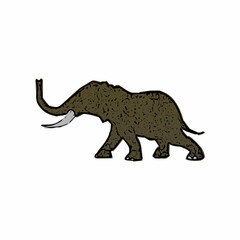 Elephant ilustration vector design template 