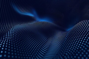 Data technology abstract futuristic i. Low poly shape with connecting dots and lines on dark background