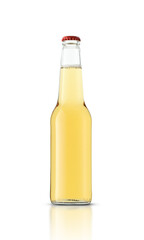 glass bottle with beer