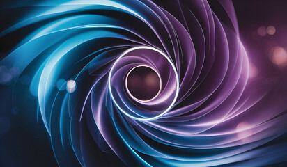 Blue and Purple Abstract Background