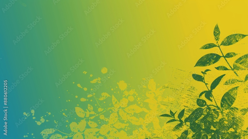 Canvas Prints graphic abstract composition of presentation background for an environemental organisation
