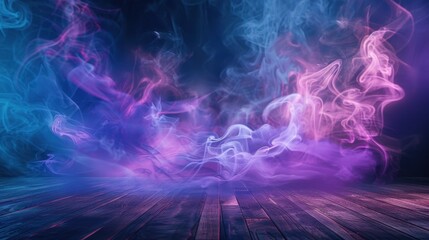 Abstract Smoke in a Dark Room