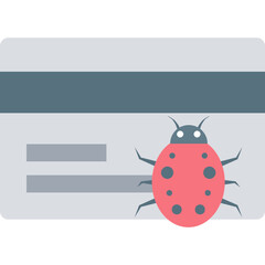 Credit Card vector icon with isolated  background in flat style 