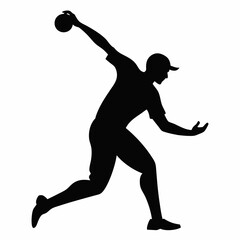 Baseball player vector illustration, Baseball player vector art, Baseball silhouette, Baseball player with bat icon