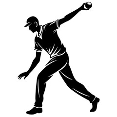 Baseball player vector illustration, Baseball player vector art, Baseball silhouette, Baseball player with bat icon