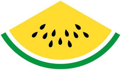 夏のスイカのイラスト2