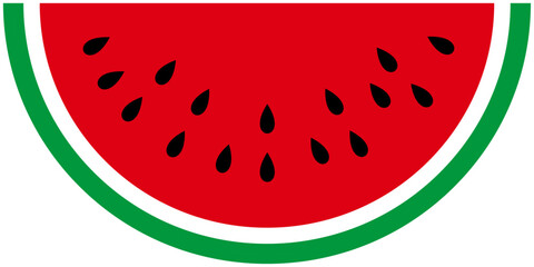 夏のスイカのイラスト9