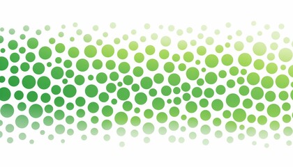 Gradient halftone abstract background with green dots