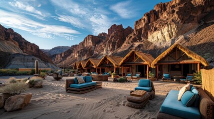 Luxury Desert Cabins Nestled in a Majestic Canyon