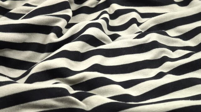 Black and white thin striped fabric, background