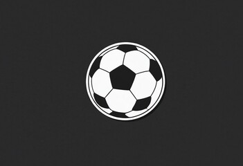 Obraz premium Cute Soccer Ball Icon Vector Illustration for Sports Fans