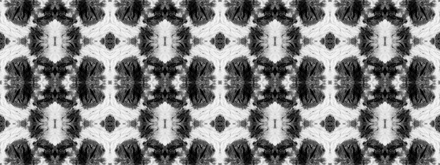 Gray Seamless Mark. Ethnic Watercolor Water Splotch. Dot Color B