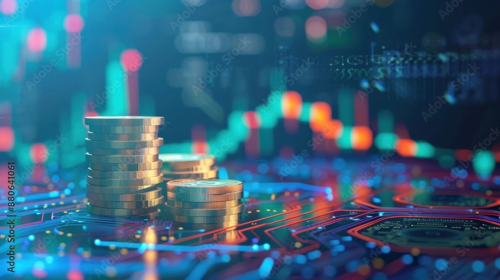 Poster crypto lending with automated interest calculations, transparent and efficient.